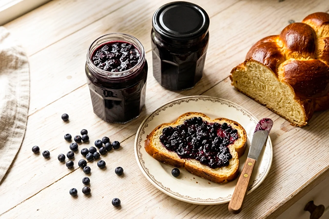 Domowy dżem jagodowy z pektyną - mniej cukru, więcej owoców!