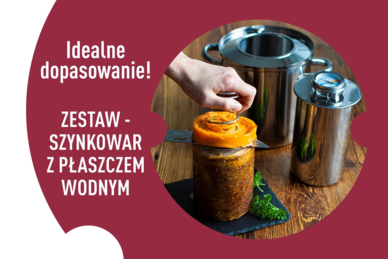 Jedyna taka para! – zestaw, szynkowar z płaszczem wodnym!