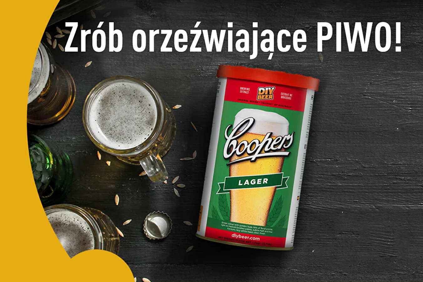 Zrób orzeźwiające PIWO