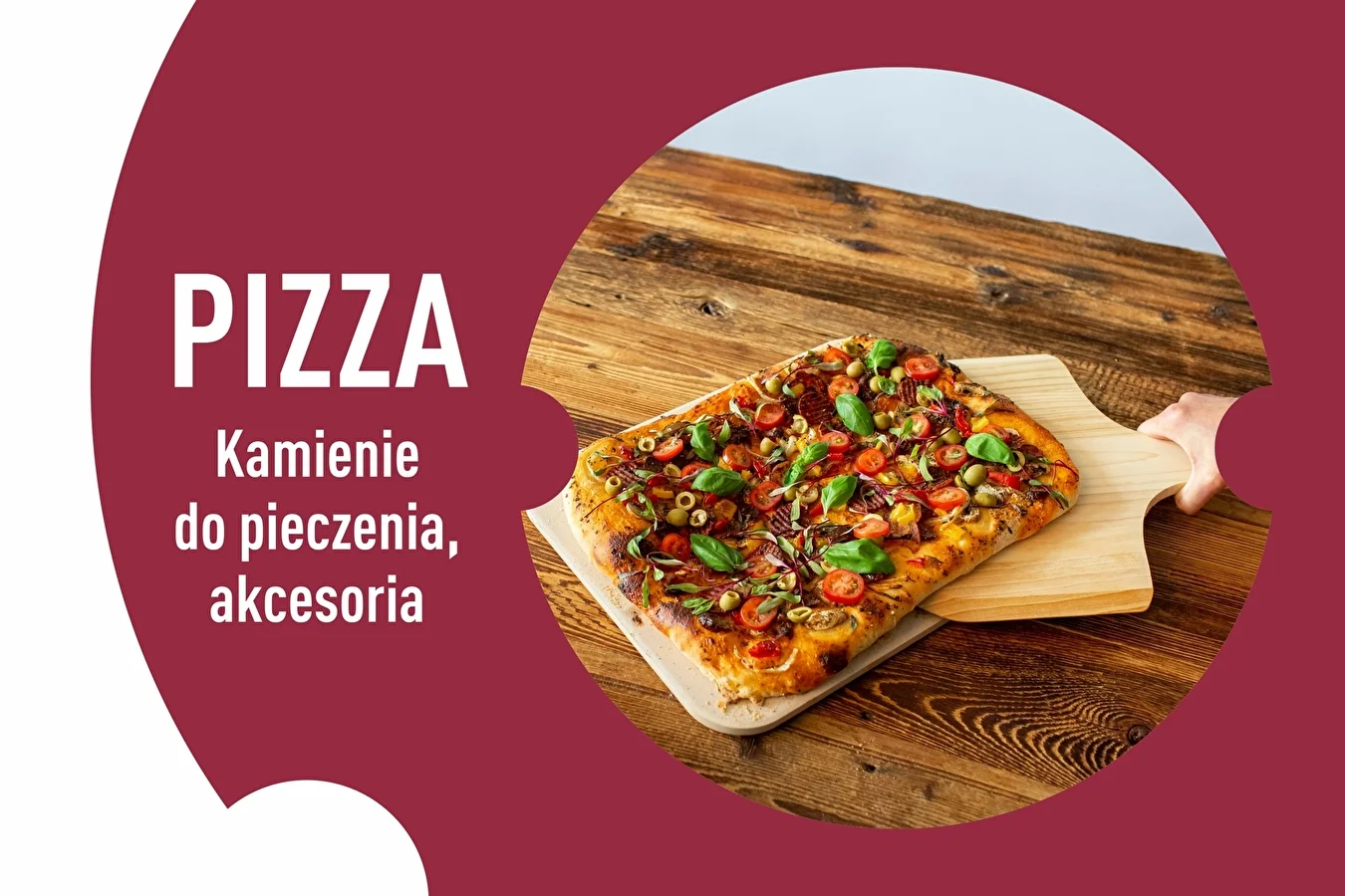 PIZZA - Kamienie do pieczenia, akcesoria