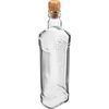Butelka Karbowana 500 ml z korkiem  - 1 ['butelka do nalewek', ' butelka ozdobna', ' butelka z korkiem', ' butelka z ornamentem']