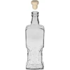 Butelka Kredensowa 0,5 L z korkiem - 2 ['butelka szklana ozdobna', ' butelka z korkiem naturalnym', ' butelka na nalewki']