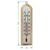 Termometr pokojowy ze srebrną skalą (-10°C do +50°C) 16cm mix - 3 ['termometr wewnętrzny', ' termometr pokojowy', ' termometr do wewnątrz', ' termometr domowy', ' termometr', ' termometr drewniany pokojowy', ' termometr czytelna skala', ' termometr srebrna skala', ' termometr do powieszenia', ' tradycyjny termometr']