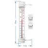 Termometr zewnętrzny  (-50°C do +50°C) 23cm mix, polska produkcja - 2 ['termometr zewnętrzny', ' termometr', ' termometr zaokienny', ' termometr czytelna skala', ' termometr z tworzywa', ' termometr na okno', ' termometr na balkon', ' termometr dwustronny', ' termometr samoprzylepny']
