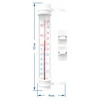 Termometr zewnętrzny (-50°C do +50°C) 27cm mix - 2 ['termometr zaokienny', ' jaka temperatura', ' temperatura zewnętrzna', ' termometr rurkowy']