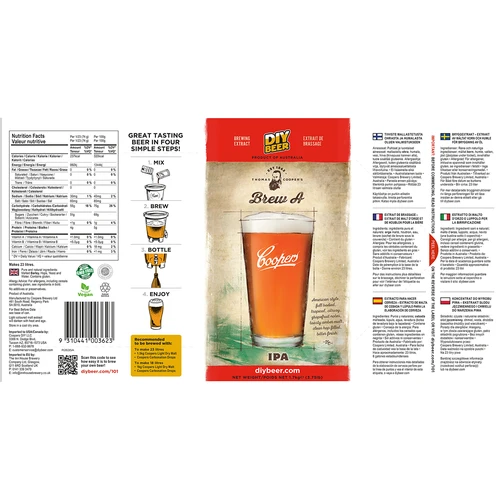 Brewkit Coopers Brew A IPA - 5 ['IPA', ' brewkit', ' piwo']