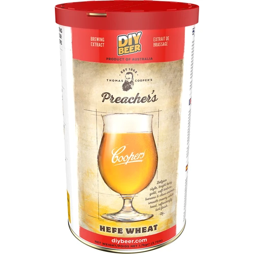 Brewkit Coopers Preacher's Hefe Wheat - 2 ['pszeniczne', ' hefe weizen', ' weizen', ' brewkit', ' piwo']