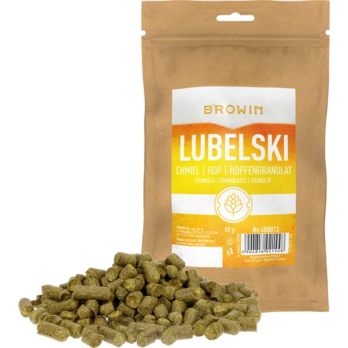 Chmiel Lubelski - granulat 50g - 2 ['chmielenie piwa', ' chmiel do piwa', ' chmiel alfa kwasy', ' piwo', ' domowe piwo', ' robię piwo', ' jak zrobić piwo', ' jaki chmiel do piwa', ' jaki chmiel wybrać', ' chmiel w granulacie', ' granulat chmielowy', ' chmiel lubelski']