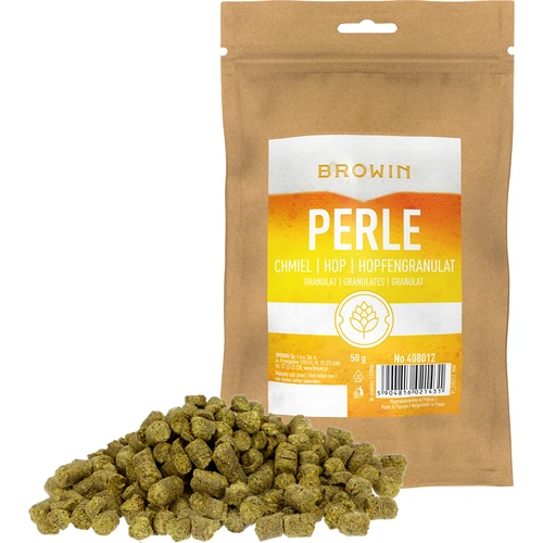 Chmiel Perle - granulat 50 g - 2 ['chmielenie piwa', ' chmiel do piwa', ' chmiel alfa kwasy', ' piwo', ' domowe piwo', ' robię piwo', ' jak zrobić piwo', ' jaki chmiel do piwa', ' jaki chmiel wybrać', ' chmiel w granulacie', ' granulat chmielowy', ' chmiel perle']