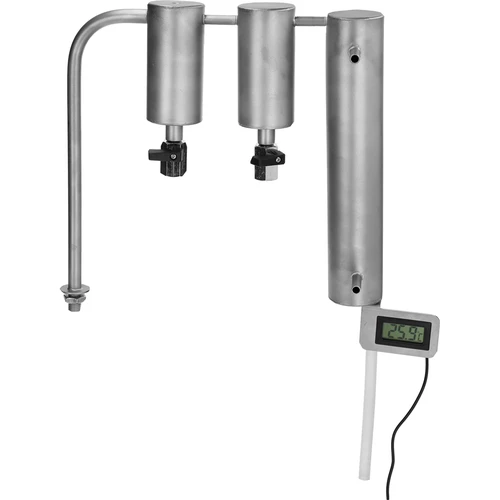 Destylator 30 L ze stali nierdzewnej - 2 odstojniki - 6 ['destylacja', ' destylator z dwoma odstojnikami', ' woda destylowana', ' 2 odstojniki', ' jak destylować', ' destylat', ' destylatory browin', ' destylator 30 l', ' destylator na indukcję']