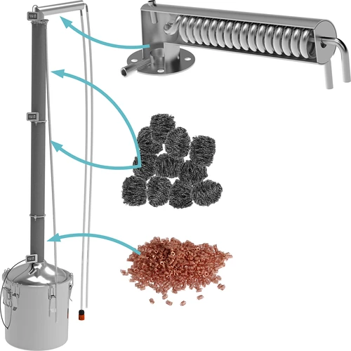 Destylator Hawkstill Aabratek 1.0 Elektryczny, 30 L - 3 ['destylator Browin', ' destylatory modułowe', ' destylator na 30 L', ' destylator modułowy', ' destylator Aabratek', ' nowatorski aabratek', ' głowica z wyjmowaną spiralą', ' Aabratek z wyjmowaną spiralą', ' czysty destylat', ' zestaw destylacyjny', ' wypukła pokrywa', ' pokrywa typu convex', ' pojemnik destylacyjny z pokrywą', ' najlepszy zestaw do destylacji', ' zestaw destylacyjny do rozbudowy', ' destylacja na różnych źródłach ciepła', ' innowacyjny destylator', ' polecany destylator']