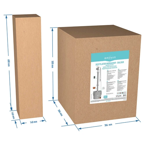 Destylator modułowy 18 L Baldur - 17 ['zestaw do destylacji', ' destylator stal nierdzewna', ' aparat destylacyjny', ' destylator do wody', ' woda destylowana', ' sprężynki pryzmatyczne', ' destylator browin', ' destylatory alkoholowe', ' chłodnica Liebiga', ' chłodnica Libiga', ' obniżony odbiór', ' wziernik destylacyjny', ' latarka do destylatora', ' aromatyzacja destylatów']