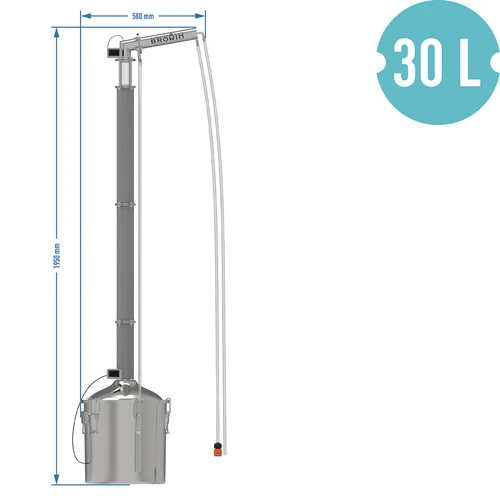 Destylator modułowy Convex 30 L elektryczny - Aabratek - 21 ['abratek', ' destylator elektryczny', ' destylator z wizjerem', ' destylator modułowy', ' spirytus rektyfikowany', ' woda destylowana 95%', ' destylacja', ' wypełnienie miedziane', ' sprężynki pryzmatyczne miedziane', ' destylator browin']