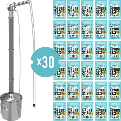 Destylator modułowy Convex 30 L elektryczny - Aabratek - 2 ['abratek', ' destylator elektryczny', ' destylator z wizjerem', ' destylator modułowy', ' spirytus rektyfikowany', ' woda destylowana 95%', ' destylacja', ' wypełnienie miedziane', ' sprężynki pryzmatyczne miedziane', ' destylator browin']