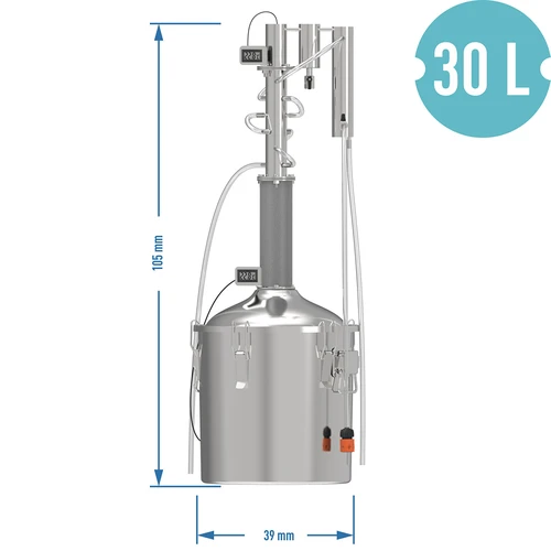 Destylator modułowy Convex 30 L - Torpeda, „Zimne Palce” - 13 ['destylator Browin', ' destylatory modułowe', ' destylator z odstojnikiem', ' destylator modułowy', ' odstojniki do destylatora', ' czysty destylat', ' zestaw destylacyjny', ' wypukła pokrywa', ' pokrywa typu convex', ' pojemnik destylacyjny z pokrywą', ' zestaw do destylacji', ' zestaw destylacyjny do rozbudowy', ' destylacja na różnych źródłach ciepła', ' moduł zimne palce', ' refluks zimne palce', ' destylator Torpeda', ' kolumna destylacyjna']