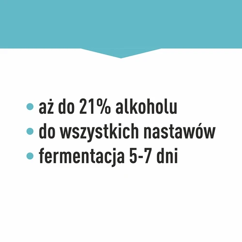 Drożdże gorzelnicze Turbo Torpedo 5-7 dni 21% 100g - 11 ['drożdże turbo', ' drożdże gorzelnicze', ' drożdże do alkoholu', ' do nastawów owocowych', ' drożdże do ziemniaków', ' drożdże do 21%', ' do bimbru', ' drożdże mocne', ' destylacja', ' do nastawów wysokoprocentowych', ' drożdże browin', ' drożdże do whiskey', ' drożdże do wódki z ziemniaków', ' alkohole domowe']