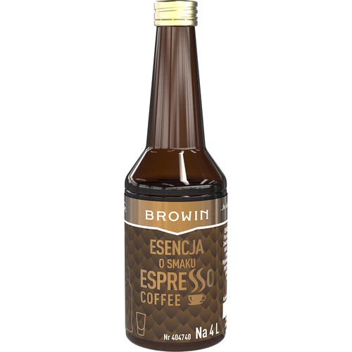 Esencja o smaku Espresso, na 4 L, 40 ml  - 1 ['zaprawka do alkoholu', ' aromat do alkoholu', ' do wódki', ' alkohole domowe', ' aromat kawy espresso', ' kawa', ' esencja kawowa', ' zaprawka kawowa', ' zaprawka Kaffelikor', ' esencja kawa', ' esencja o smaku espresso', ' esencje do bimbru', ' smak espresso']