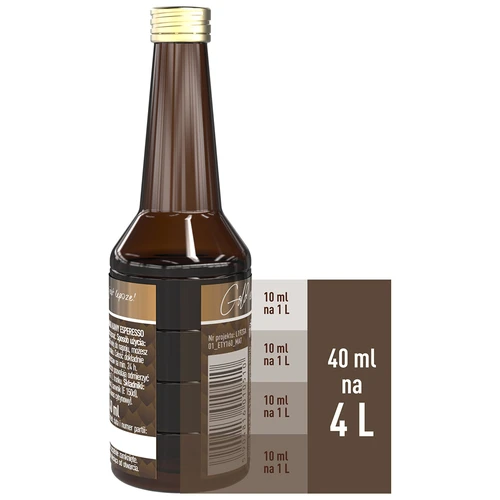 Esencja o smaku Espresso, na 4 L, 40 ml - 5 ['zaprawka do alkoholu', ' aromat do alkoholu', ' do wódki', ' alkohole domowe', ' aromat kawy espresso', ' kawa', ' esencja kawowa', ' zaprawka kawowa', ' zaprawka Kaffelikor', ' esencja kawa', ' esencja o smaku espresso', ' esencje do bimbru', ' smak espresso']