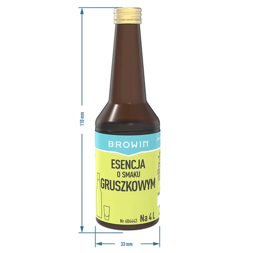 Esencja o smaku gruszkowym - likier gruszkowy, zaprawka 40 ml - 7 ['esencja gruszkowa', ' esencja do wódki', ' zaprawka', ' gruszkówka', ' zaprawka do alkohol', ' esencja do drinków', ' aromat gruszki Williams', ' aromat do alkoholu', ' esencje do bimbru']