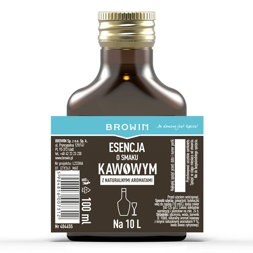 Esencja o smaku kawowym 100 ml - 4 ['zaprawka do alkoholu', ' aromat do alkoholu', ' do wódki', ' alkohole domowe', ' aromat kawowy', ' kawa', ' esencja kawowa', ' zaprawka kawowa', ' zaprawka Kaffelikor', ' esencja kawa', ' esencje do bimbru', ' naturalny aromat', ' naturalne aromaty']