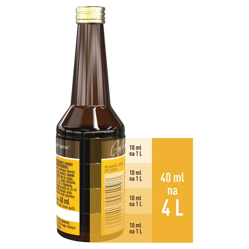 Esencja o smaku - Krupnik Biesiadny na 4 L - 40 ml - 6 ['zaprawka do alkoholu', ' aromat', ' esencja do alkoholu', ' domowy trunek', ' zaprawka smakowa', ' esencja smakowa', ' zaprawki do alkoholu', ' krupnik', ' zaprawka krupnik', ' esencja krupnikus', ' zaprawka krupnikus', ' esencje do bimbru', ' esencja gold']