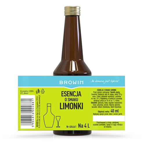 Esencja o smaku Limonki na 4 L - 40 ml - 7 ['esencja smaku', ' esencja limonka', ' esencja', ' zaprawka do alkoholu', ' aromaty do alkoholu', ' esencje do bimbru', ' zaprawy do bimbru', ' aromaty', ' aromat', ' zaprawka limonkowa', ' esencja lime']