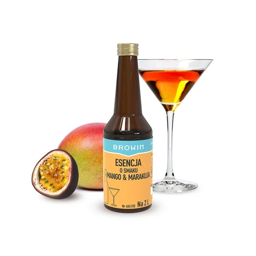 Esencja o smaku mango & marakuja na 2 L - 40ml - 3 ['zaprawka do alkoholu', ' do wódki aromat', ' do alkoholu', ' esencja smakowa do alkoholu', ' esencja smakowa do wódki', ' jak zrobić lemoniadę', ' zaprawka mango-marakuja', ' esencja mango', ' esencja marakuja', ' aromat passion fruit', ' esencja do bimbru', ' esencje do bimbru', ' esencja gold']