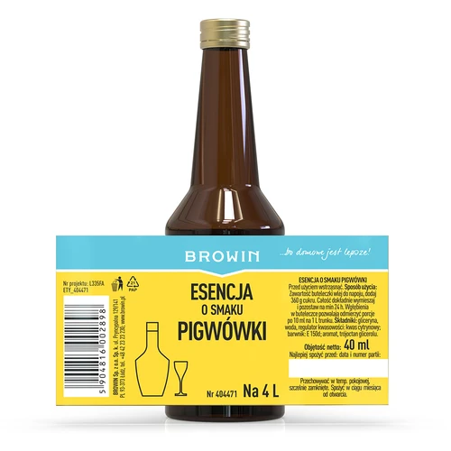 Esencja o smaku Pigwówki na 4 L - 40 ml - 7 ['esencja smaku', ' esencja pigwowa', ' zaprawka o smaku pigwy esencja', ' zaprawka do alkoholu', ' aromaty do alkoholu', ' esencje do bimbru', ' zaprawy do bimbru', ' aromaty', ' aromat', ' zaprawka pigwówka']