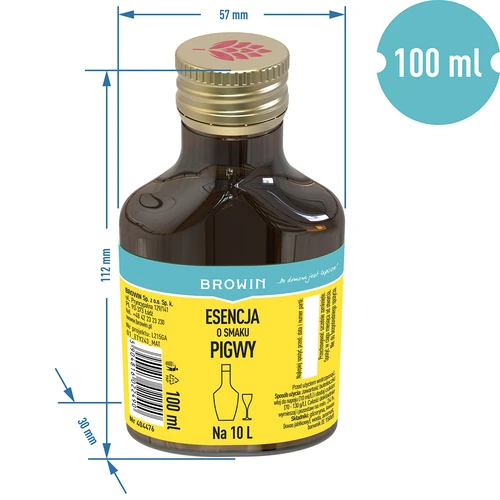 Esencja o smaku pigwy na 10 L - 100ml - 6 ['esencja smaku', ' esencja pigwowa', ' zaprawka o smaku pigwy esencja', ' zaprawka do alkoholu', ' aromaty do alkoholu', ' esencje do bimbru', ' zaprawy do bimbru', ' aromaty', ' aromat', ' zaprawka pigwówka', ' zaprawka na 10 litrów', ' esencja 100 ml']