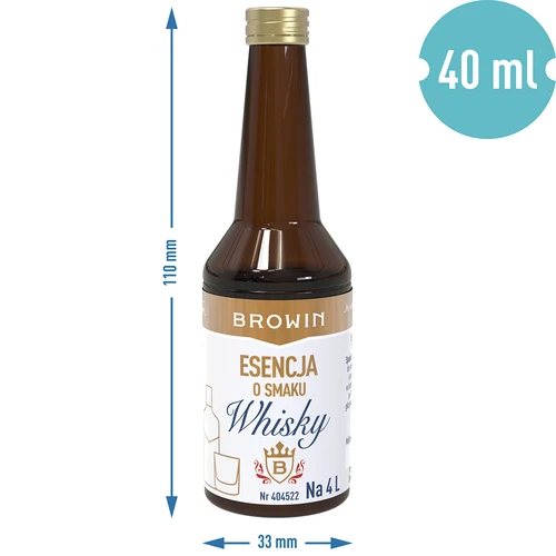 Esencja o smaku Whisky 40ml - 7 ['esencja smaku', ' zaprawka whisky', ' esencja whiskey', ' esencja', ' zaprawka do alkoholu', ' aromaty do alkoholu', ' esencje do bimbru', ' zaprawy do bimbru', ' aromaty', ' aromat whisky grants', " aromat whisky ballantine's"]