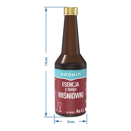 Esencja o smaku Wiśniówki na 4 L - 40 ml - 8 ['aromat do alkoholu', ' do aromatyzowania alkoholu', ' do likieru', ' do alkoholi domowych', ' zaprawka do alkoholu wiśniowa', ' o smaku wiśni', ' esencja wiśniowa', ' wiśniówka', ' zaprawka o smaku wiśniowym', ' aromat cherry', ' esencje do bimbru']