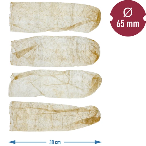 Jelita wieprzowe suszone kaliber 65 mm, 30 cm - 4 szt. - 5 ['jelita naturalne', ' jelita wieprzowe', ' jelita suszone', ' osłonki wędliniarskie', ' osłonki na kiełbasy', ' jelita do kiełbas', ' do kiełbasy wędzonej', ' do kiełbasy parzonej', ' domowa wędlina', ' domowa kiełbasa', ' kiełbasa krakowska', ' kiełbasa żywiecka']