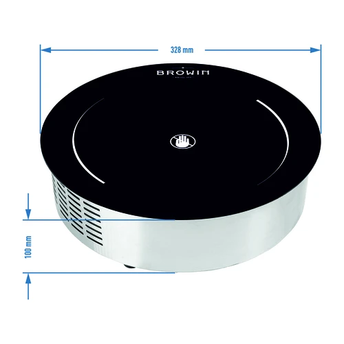 Kuchenka ceramiczna 3200W - 10 ['kuchenka duża moc', ' okrągła płyta grzewcza', ' kuchenka energooszczędna', ' kuchenka z timerem', ' kuchenka elektryczna']