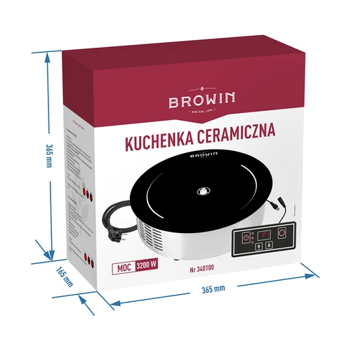 Kuchenka ceramiczna 3200W - 11 ['kuchenka duża moc', ' okrągła płyta grzewcza', ' kuchenka energooszczędna', ' kuchenka z timerem', ' kuchenka elektryczna']