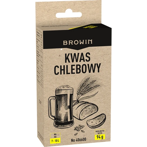 Kwas chlebowy, 94 g  - 1 ['napoje fermentowane', ' napoje bezalkoholowe', ' łódzkie specjały']