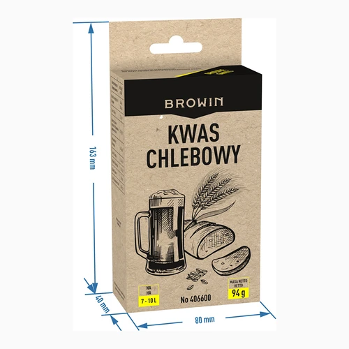 Kwas chlebowy, 94 g - 4 ['napoje fermentowane', ' napoje bezalkoholowe', ' łódzkie specjały']