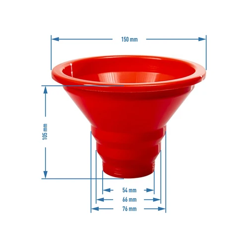 Lejek do słoików 150/55 mm - 5 ['lejek do słoika', ' lejek do napełniania słoików', ' lejek do przetworów', ' szeroki lejek do słoików', ' akcesoria do przetworów domowych', ' gadżet kuchenny']