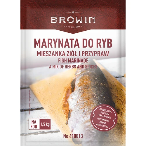 Marynata do ryb - mieszanka ziół i przypraw, 120 g  - 1 ['przyprawy do ryb', ' przyprawy bez substancji konserwujących', ' naturalne zioła i przyprawy']