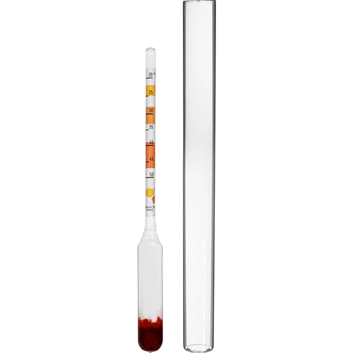 Miodomierz  - 1 ['areometr', ' sacharometr', ' cukromierz', ' miód pitny', ' dwójniak', ' trójniak', ' czwórniak', ' do pomiaru cukru', ' domowy trunek', ' miodomierz', ' miodomierz z największą skalą', ' miodomierz z najlepszym zakresem pomiaru']