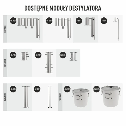 Moduł destylatora - refluks - shotgun - 5 ['moduł destylatora', ' destylator', ' destylacja', ' moduł destylacyjny', ' refluks', ' shotgun']