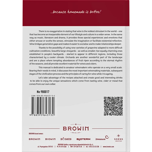 Moje hobby: wyrób domowego wina - wersja angielska - 2 ['poradnik dla winiarzy', ' jak zrobić własne wino', ' cydr', ' miód pitny', ' prezent', ' przepisy na domowe wina', ' domowe wina', ' cydry i miody pitne', ' wino dla hobbystów', ' książka o winie', ' książka winiarska']