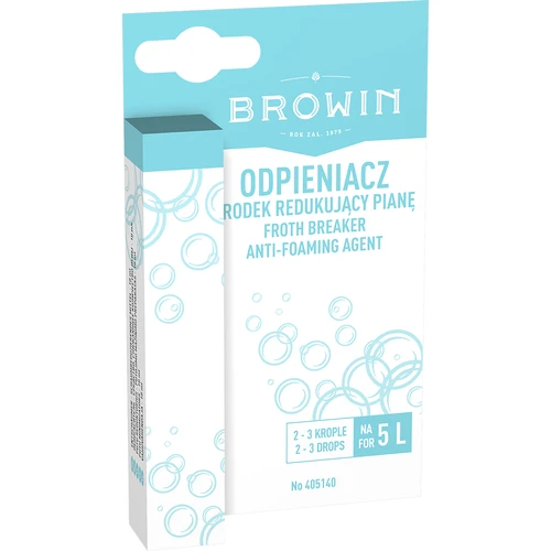 Odpieniacz - środek redukujący pianę  - 1 ['odpieniacz do fermentacji', ' odpieniacz do alkoholu', ' środek odpieniający', ' redukcja piany', ' antypiana', ' dodatki do alkoholu']