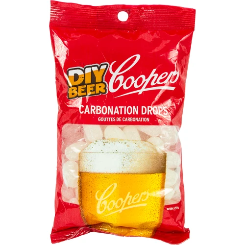 Pastylki Coopers Carbonation Drops, 250 g  - 1 ['nagazowywanie piwa', ' trwała piana', ' rozlew piwa']