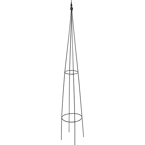 Pergola metalowa- Piramida, 135 cm  - 1 ['podpora do roślin', ' do roślin pnących', ' do róż', ' do fasoli', ' do uprawy roślin', ' do rododendronów']