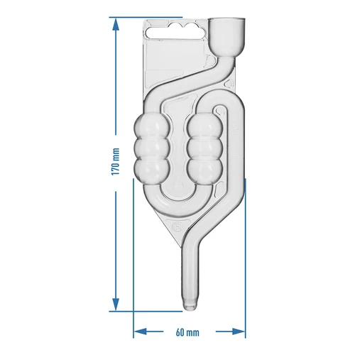 Rurka fermentacyjna plastikowa, 6-komorowa - 3 ['rurka fermentacyjna', ' nietłukąca rurka fermentacyjna', ' rurka fermentacyjna plastikowa', ' duża rurka fermentacyjna', ' rurka do fermentacji', ' rurka do wina', ' rurka do nastawów', ' rurka do kiszenia', ' rurka 6-komorowa browin', ' rurki fermentacyjne']