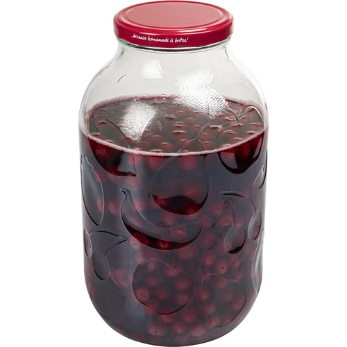 Słoik 5L z ornamentem zakrętka bordo fi 100 - 4 ['słoik 5l', ' słoik z zakrętką', ' Słoik na nalewki', ' do nalewek', ' słoik do alkoholu', ' słoik do kiszenia', ' słoik na poncz', ' słoik na lemoniadę', ' słoik 5L', ' słoik z zakrętką', ' słoik ozdobny', ' słoik dekoracyjny', ' słoik na przetwory', ' słój', ' słoik szklany', ' metalowa zakrętka', ' zakrętka fi 100', ' słój 5L']