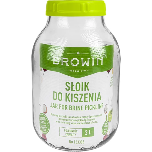 Słoik do kiszenia, 3 L - 6 ['słoik', ' fermentacja', ' kiszenie', ' słoik do kiszenia', ' kiszone ogórki', ' kiszone buraki', ' słoik z rurką fermentacyjną', ' słój', ' do kiszonek', ' do przetworów', ' szklany fermentor', ' fermentacja mlekowa', ' do kwaszenia', ' naturalne probiotyki', ' do kiszenia kapusty do kiszenia warzyw', ' warzywa kiszone', ' rzodkiewki kiszone', ' kiszona papryka']