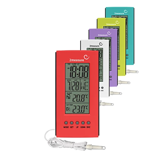 Stacja pogodowa – elektroniczna, sonda, mix  - 1 ['temperatura', ' temperatura otoczenia', ' kontrola temperatury', ' termometr elektroniczny', ' termometr wewnętrzny', ' termometr zewnętrzny', ' termometr na zewnątrz']