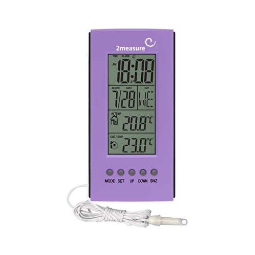 Stacja pogodowa – elektroniczna, sonda, mix - 5 ['temperatura', ' temperatura otoczenia', ' kontrola temperatury', ' termometr elektroniczny', ' termometr wewnętrzny', ' termometr zewnętrzny', ' termometr na zewnątrz']