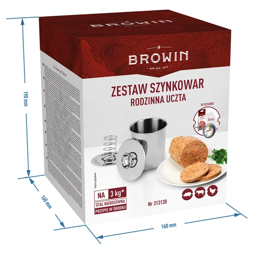 Szynkowar Zestaw - Rodzinna uczta, 3 kg - 12 ['przepisy z szynkowara', ' z szynkowaru', ' z szynkowara', ' dania z szynkowaru', ' jak działa szynkowar', ' szynka z szynkowaru', ' wędlina z szynkowara', ' szynkowar dla wegetarian', ' z szynkowara dla dzieci', ' zdrowe mięso', ' zdrowe wędliny', ' bez konserwantów', ' prezent', ' szynkowar 3 kg', ' 1', '5 kg', ' akcesoria do szynkowaru']